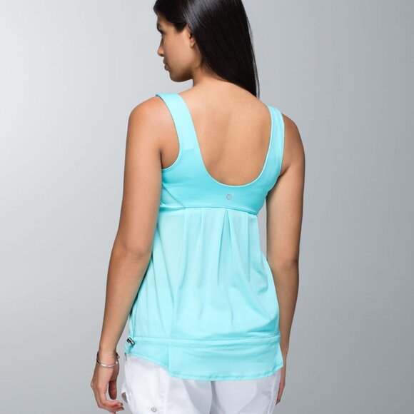 Lululemon Elevate Tank in Angel Blue / Tonka Stripe Angel Blue White - Picture 2 of 3